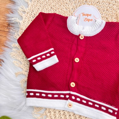Conj de Linha Tijolinho - Vermelho com Branco Conj de Linha Tijolinho - Vermelho com Branco